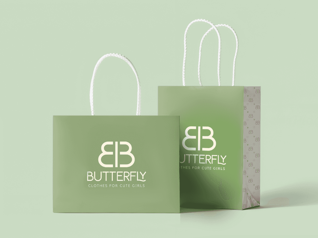 Logo en mockup de bolsa