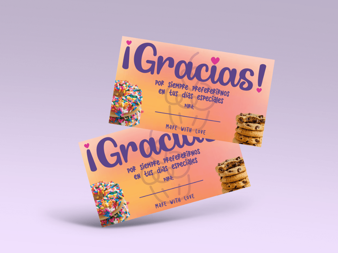 Tarjetas Mini Bites