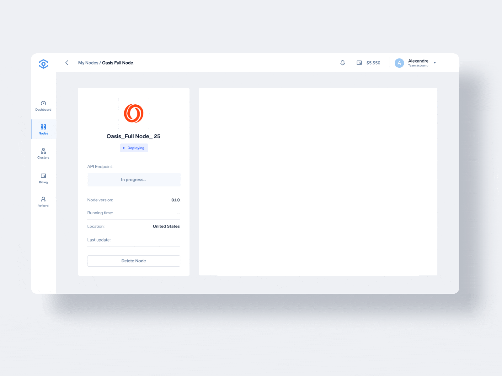 Muestra de aplicación web animada
